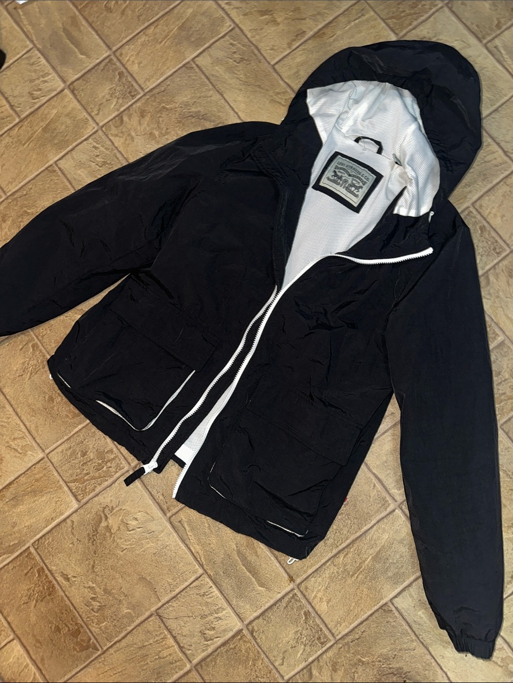 Levi’s nylon Taslan hooded windbreaker